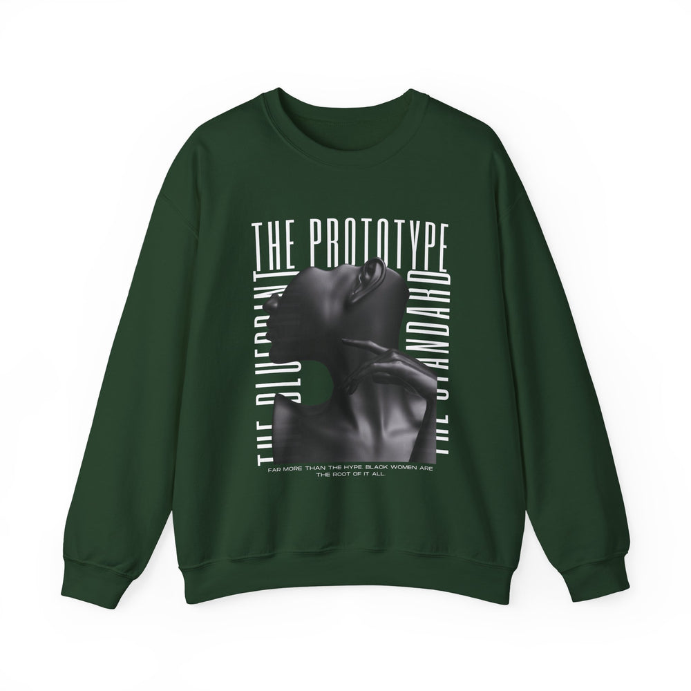 The Prototype, The Blueprint & The Standard Unisex Crewneck Sweatshirt