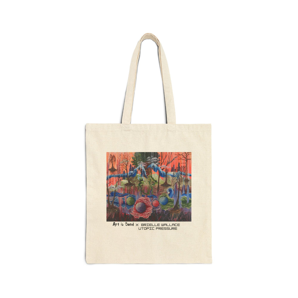 Art is Bond X Brielle Wallace: Utopic Pressure Cotton Canvas Tote Bag