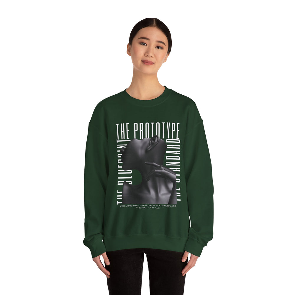 The Prototype, The Blueprint & The Standard Unisex Crewneck Sweatshirt