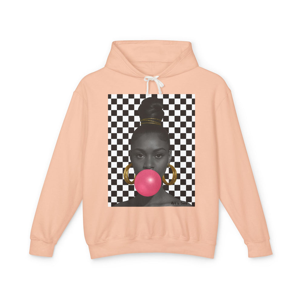 Bubble Gum Bubble Gum Make a Wish - Unisex Lightweight Hooded Sweatshirt