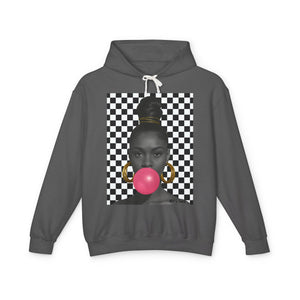 Bubble Gum Bubble Gum Make a Wish - Unisex Lightweight Hooded Sweatshirt