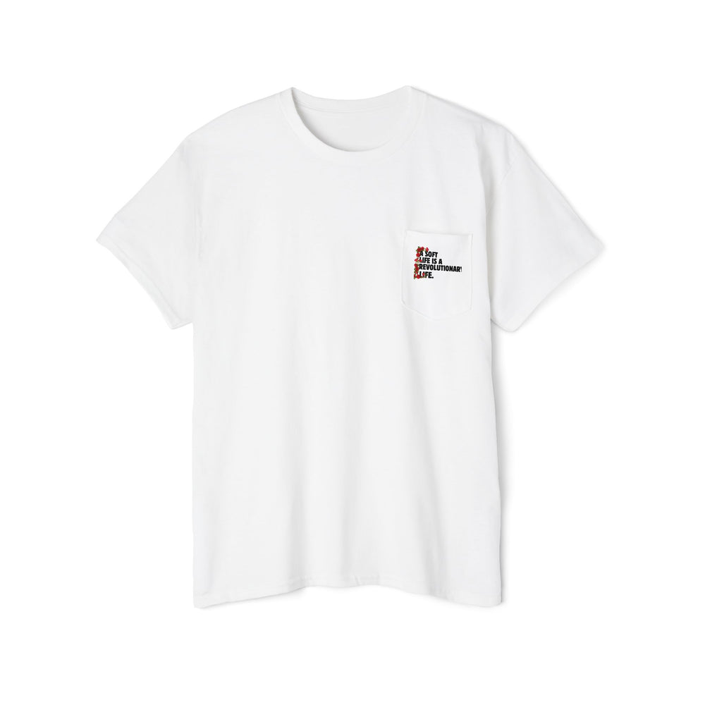 A Soft Life is Revolutionary Unisex Heavy Cotton Pocket Tee