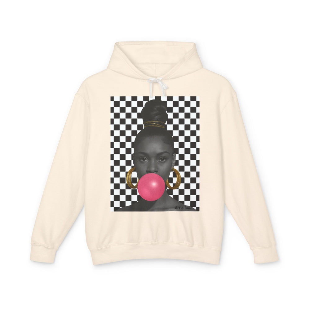 Bubble Gum Bubble Gum Make a Wish - Unisex Lightweight Hooded Sweatshirt