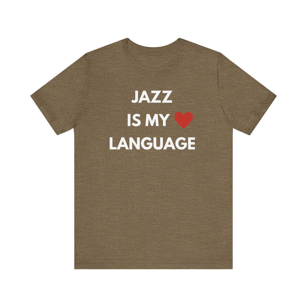 Jazz is My Love Language Unisex Tee