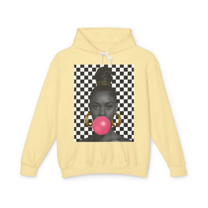 Bubble Gum Bubble Gum Make a Wish - Unisex Lightweight Hooded Sweatshirt
