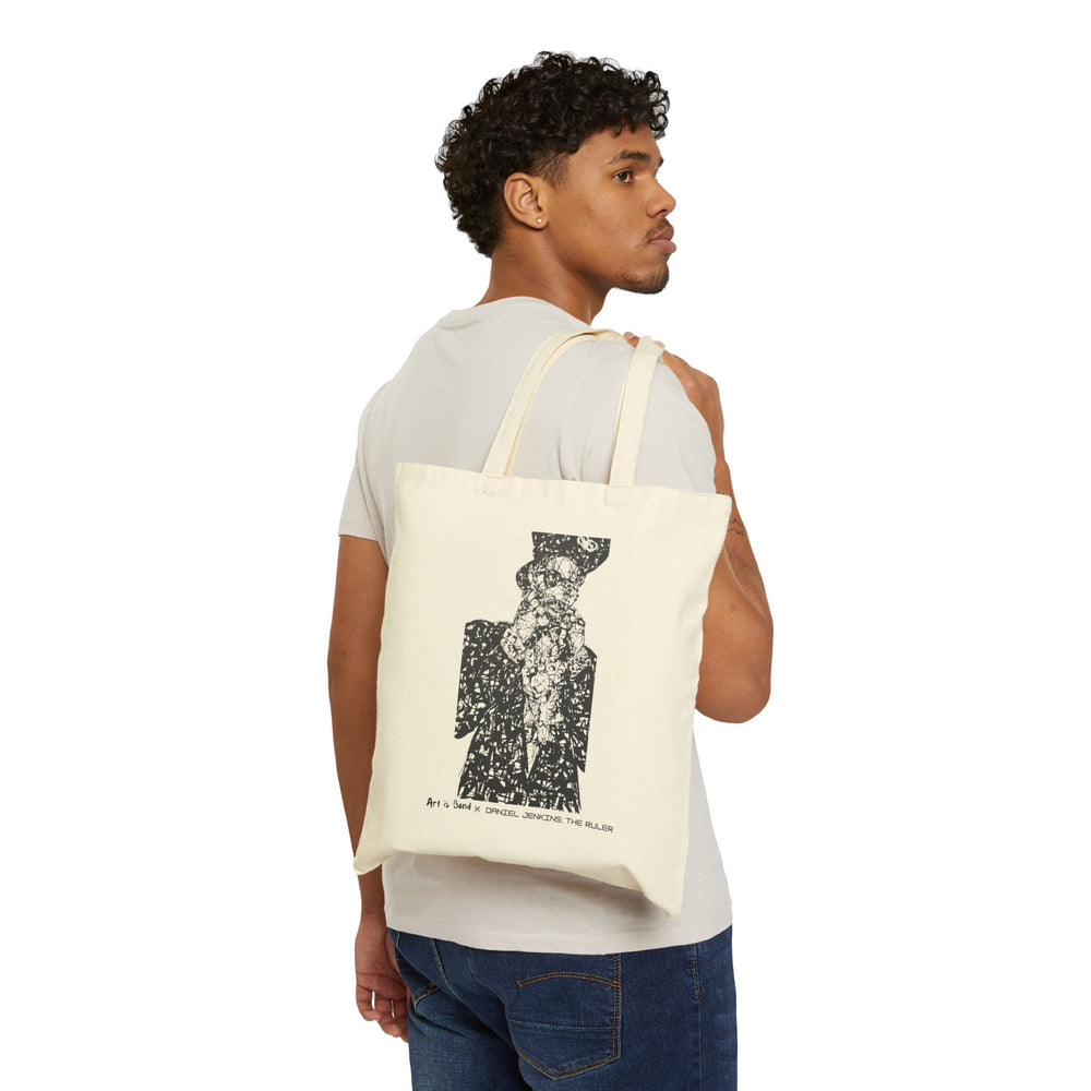 Art is Bond X Daniel Jenkins: The Ruler - Cotton Canvas Tote Bag