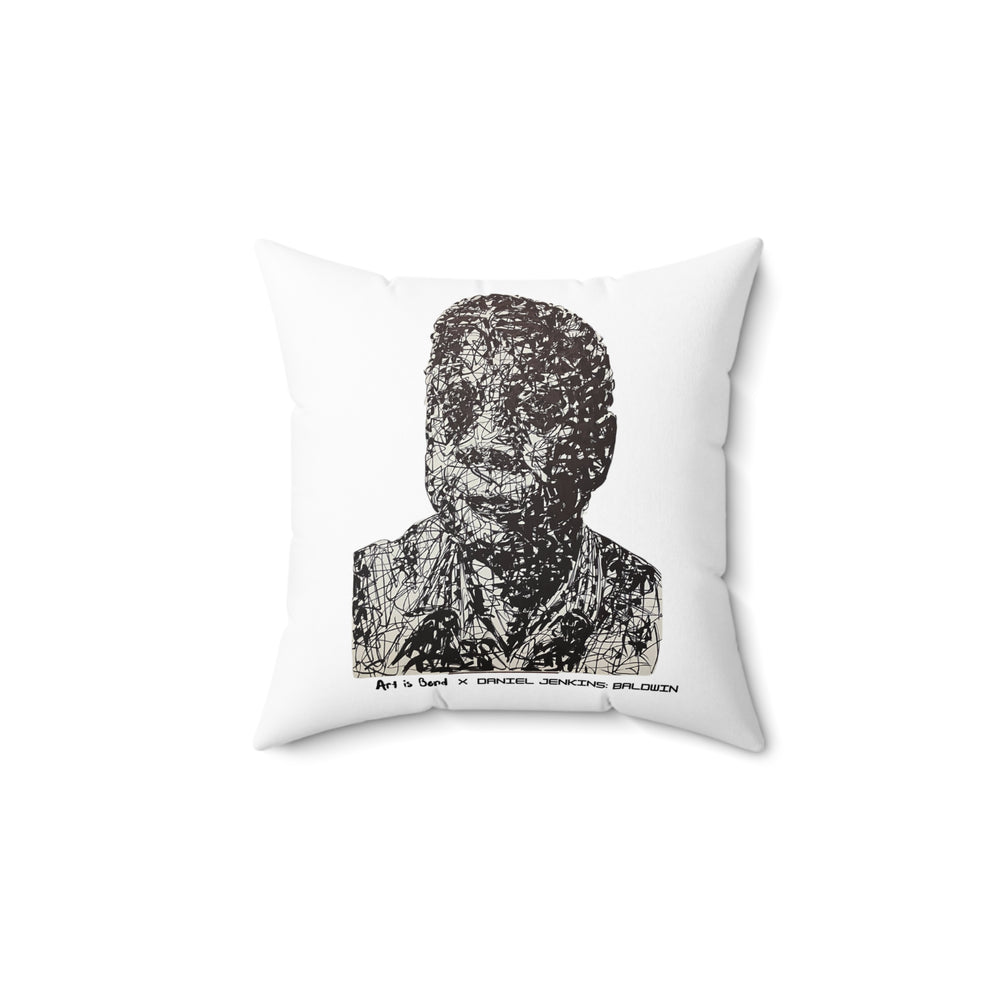 Art is Bond X Daniel Jenkins: BALDWIN Cotton Canvas Pillow