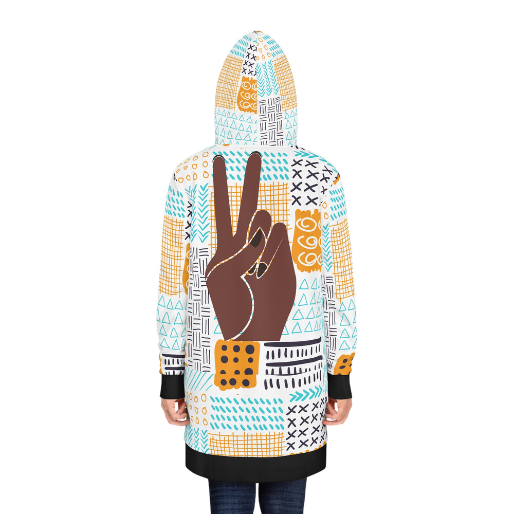 Peace Sign Hoodie Dress