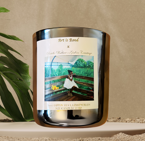 Art is Bond X Brielle Wallace : Girl in Carriage| 12 OZ Soy Candle with Paired Custom Playlist for the Ultimate Vibe!