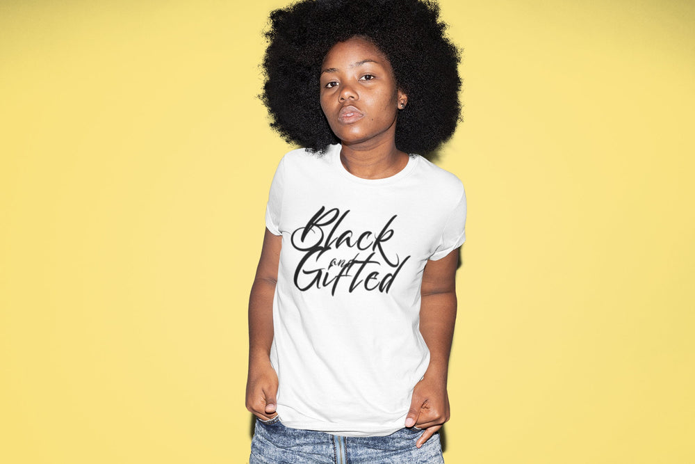 Black and Gifted Unisex and Women's Tee