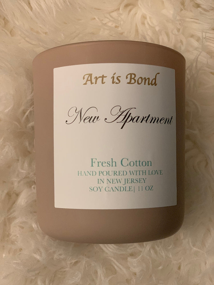 New Apartment - Fresh Cotton - Soy Candle