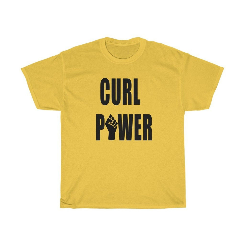 CURL POWER Unisex Heavy Cotton Tee