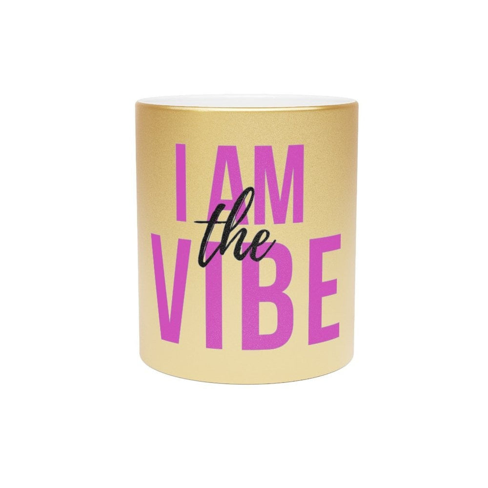I am the Vibe 11OZ Metallic Mug (Silver / Gold)