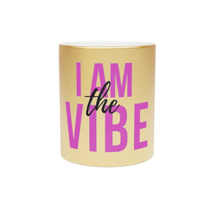 I am the Vibe 11OZ Metallic Mug (Silver / Gold)