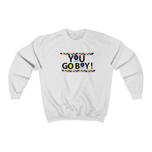 You Go Boy! Unisex Heavy Blend™ Crewneck Sweatshirt