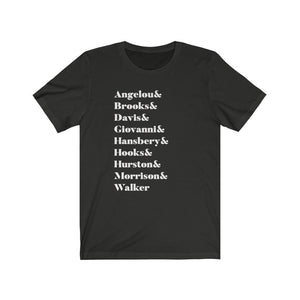 Copy of Copy of Copy of Copy of Copy of Copy of Copy of Copy of Bonita, Deja , Aeisha and Renee Unisex Short Sleeve Tee