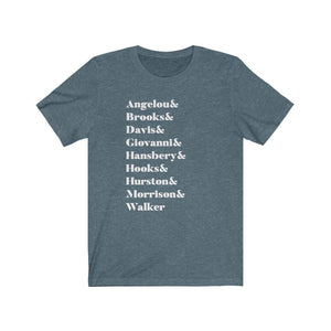 Copy of Copy of Copy of Copy of Copy of Copy of Copy of Copy of Bonita, Deja , Aeisha and Renee Unisex Short Sleeve Tee