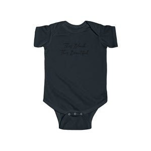 This Black. This Beautiful. Infant Fine Short Sleeve Jersey Bodysuit