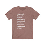 Copy of Copy of Copy of Copy of Copy of Copy of Copy of Copy of Bonita, Deja , Aeisha and Renee Unisex Short Sleeve Tee