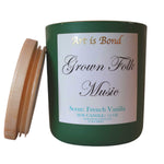 Grown Folks Music | 12 OZ Soy Candle Paired with Custom Playlist for the Old Souls Alike.