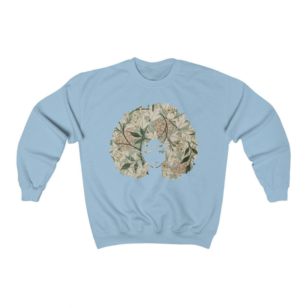 Afro Goddess - Unisex Heavy Blend™ Crewneck Sweatshirt - Flower Colorway