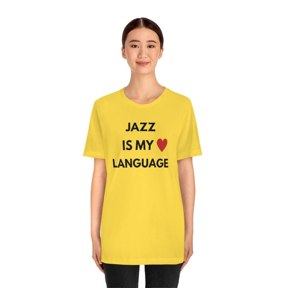 Jazz is My Love Language Unisex Tee