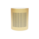 LADI DADI Metallic Mug (SilverGold)