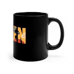 Queen 11oz Black Mug