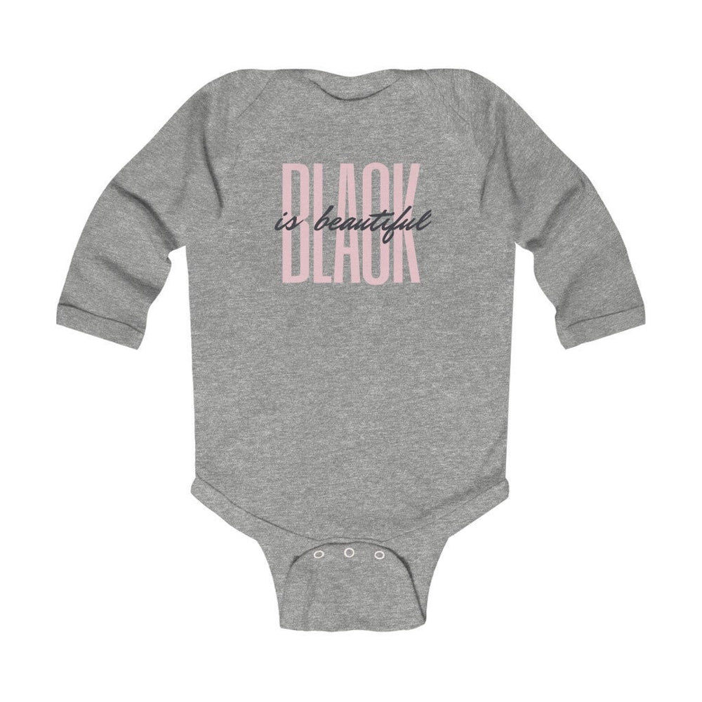 Black Is Beautiful Infant Long Sleeve Onesie