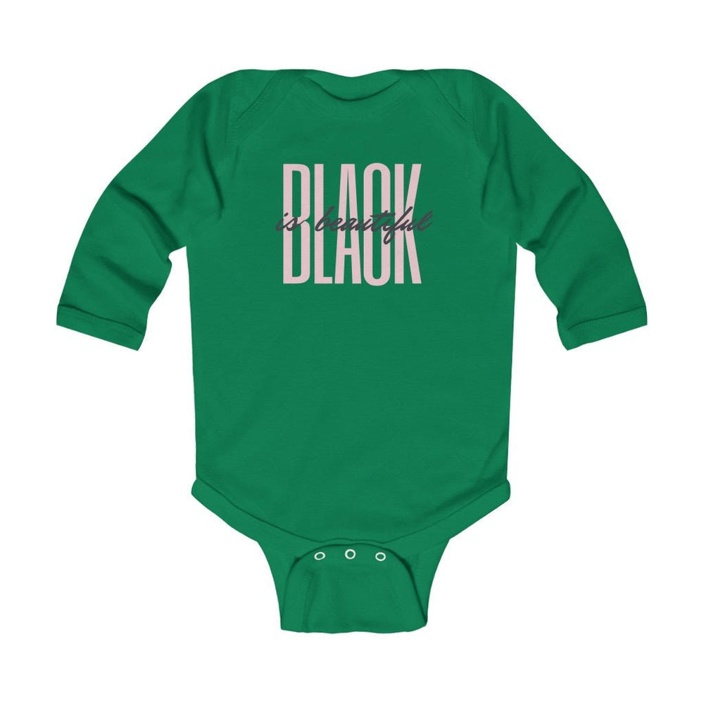 Black Is Beautiful Infant Long Sleeve Onesie