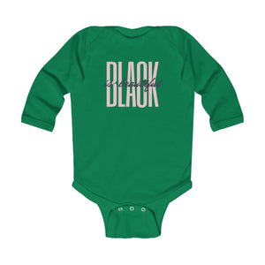 Black Is Beautiful Infant Long Sleeve Onesie