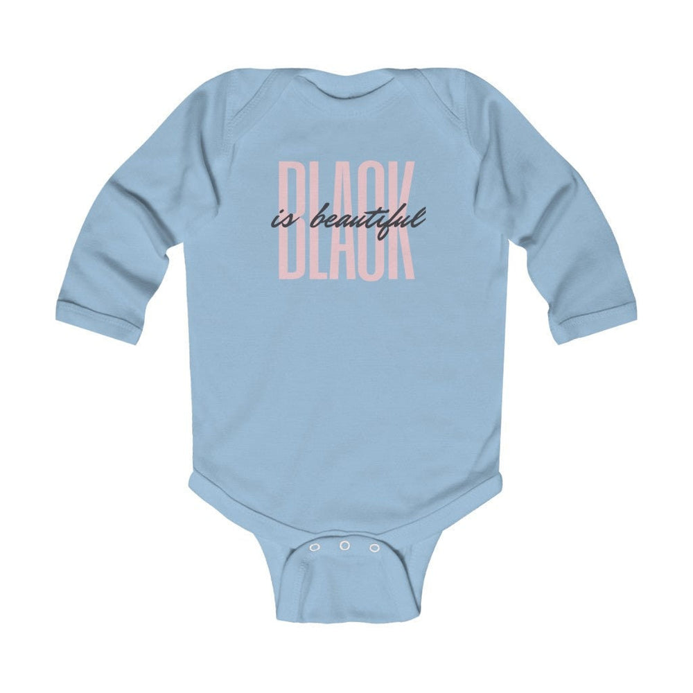 Black Is Beautiful Infant Long Sleeve Onesie