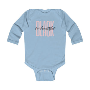 Black Is Beautiful Infant Long Sleeve Onesie