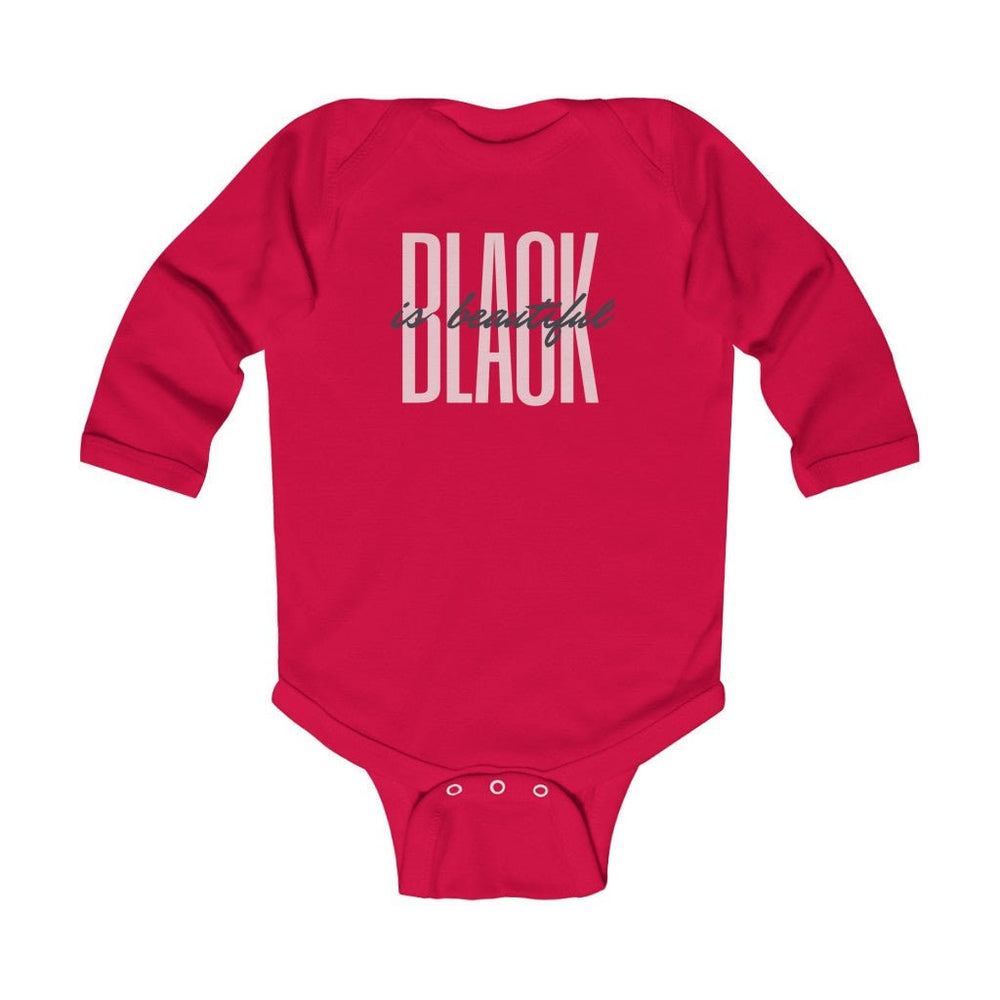 Black Is Beautiful Infant Long Sleeve Onesie