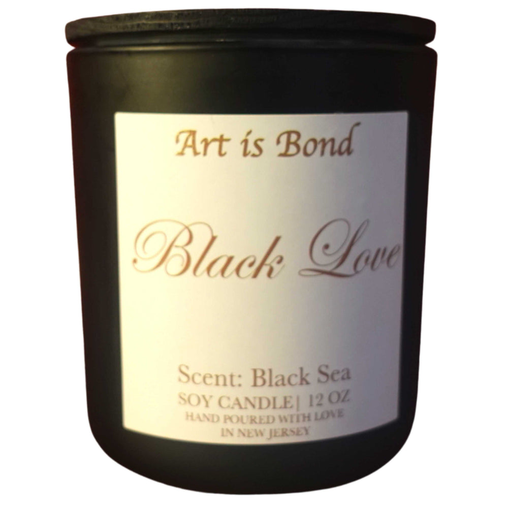 A Celebration of Black Love | 12 OZ Soy Candle with Custom Playlist to Your Favorite Love Songs!