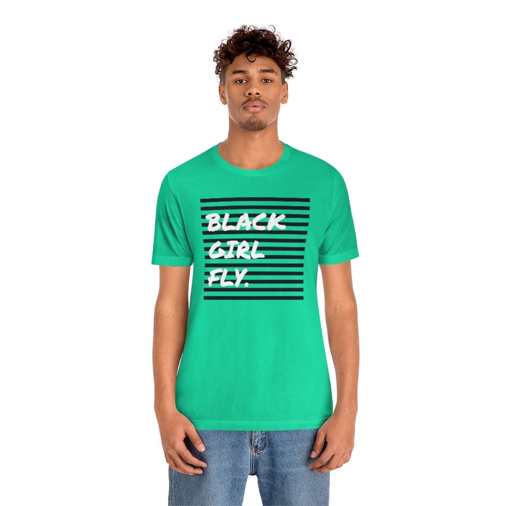 Black Girl Fly Unisex Short Sleeve Tee