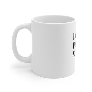 Love, Peace and Mad Soul Ceramic Mug 11oz