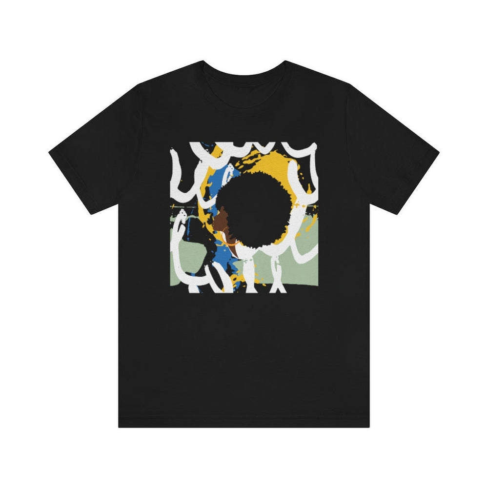 Abstract Afro Unisex Short Sleeve Tee