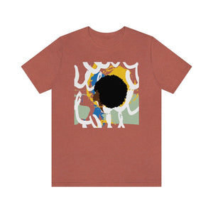 Abstract Afro Unisex Short Sleeve Tee