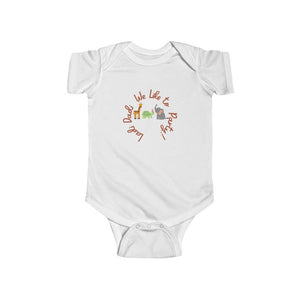 Ladi Dadi We Like to Party Infant Fine Jersey Bodysuit