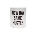 New Day Same Hustle Metallic Mug (SilverGold)