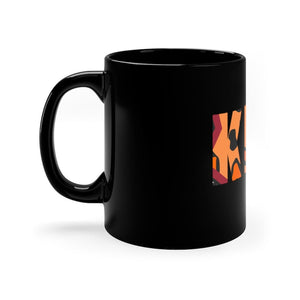 King 11oz Black Mug