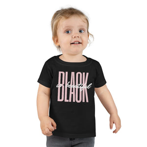 Black is Beautiful Toddler Tee.