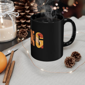 King 11oz Black Mug