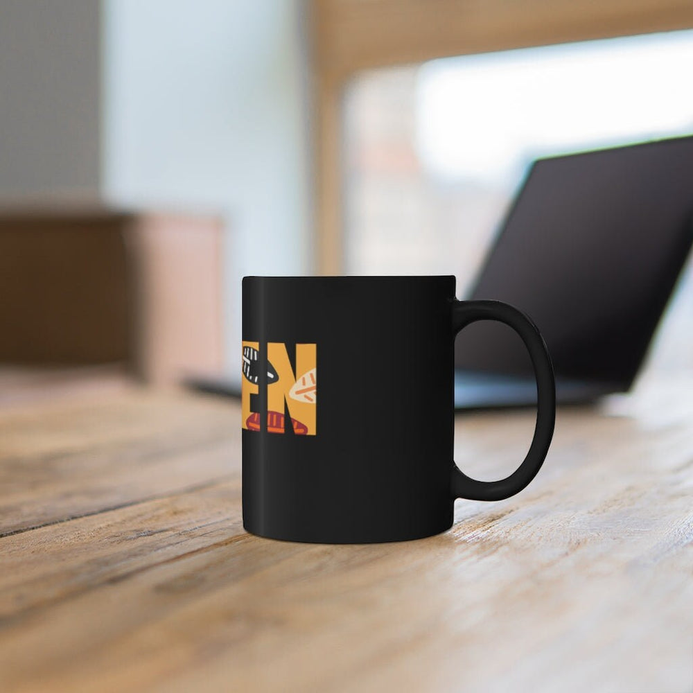 Queen 11oz Black Mug