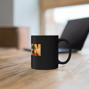 Queen 11oz Black Mug