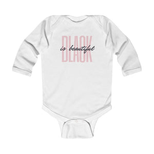 Black Is Beautiful Infant Long Sleeve Onesie
