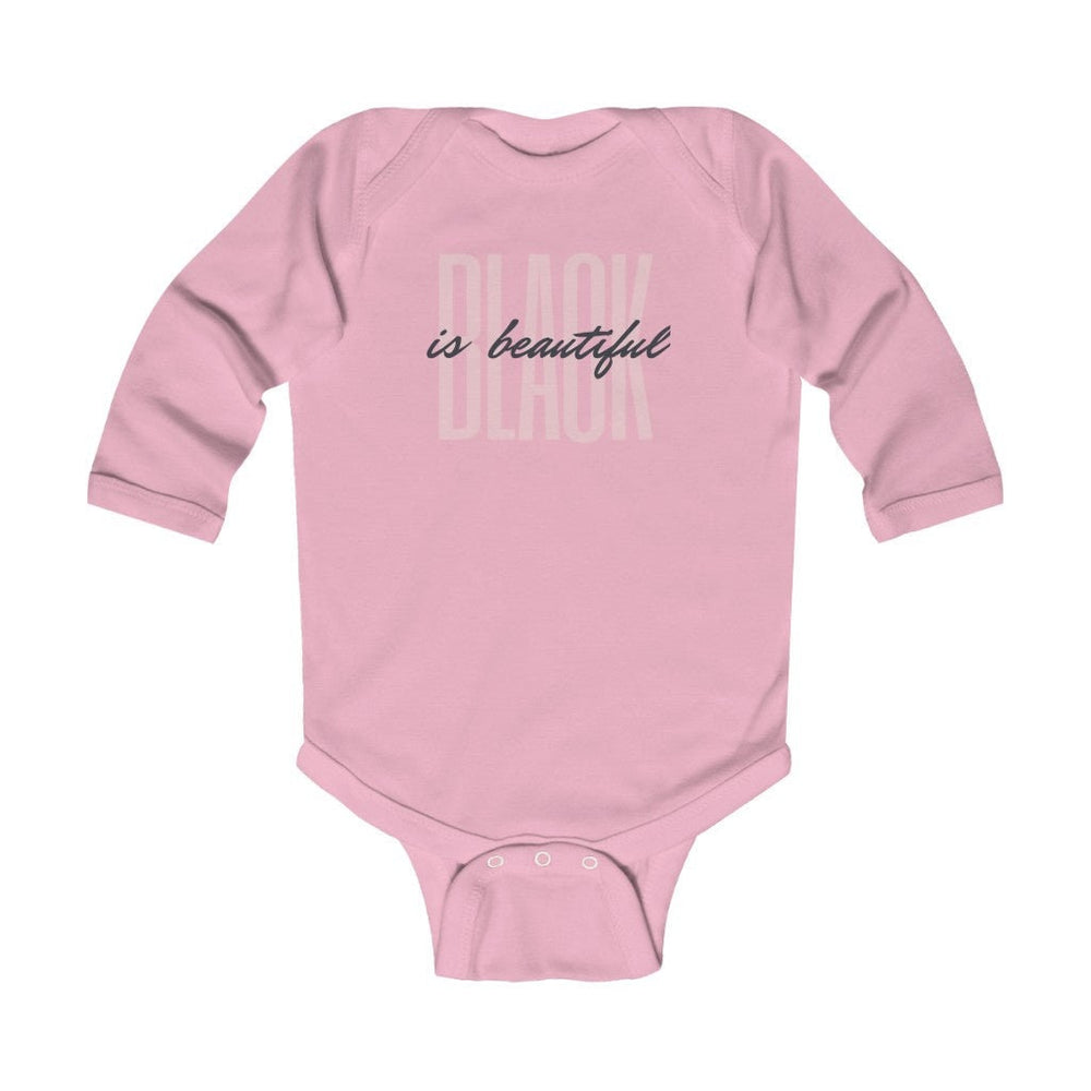 Black Is Beautiful Infant Long Sleeve Onesie