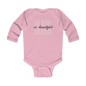 Black Is Beautiful Infant Long Sleeve Onesie