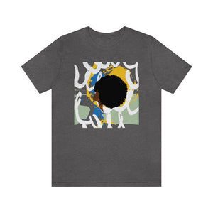 Abstract Afro Unisex Short Sleeve Tee
